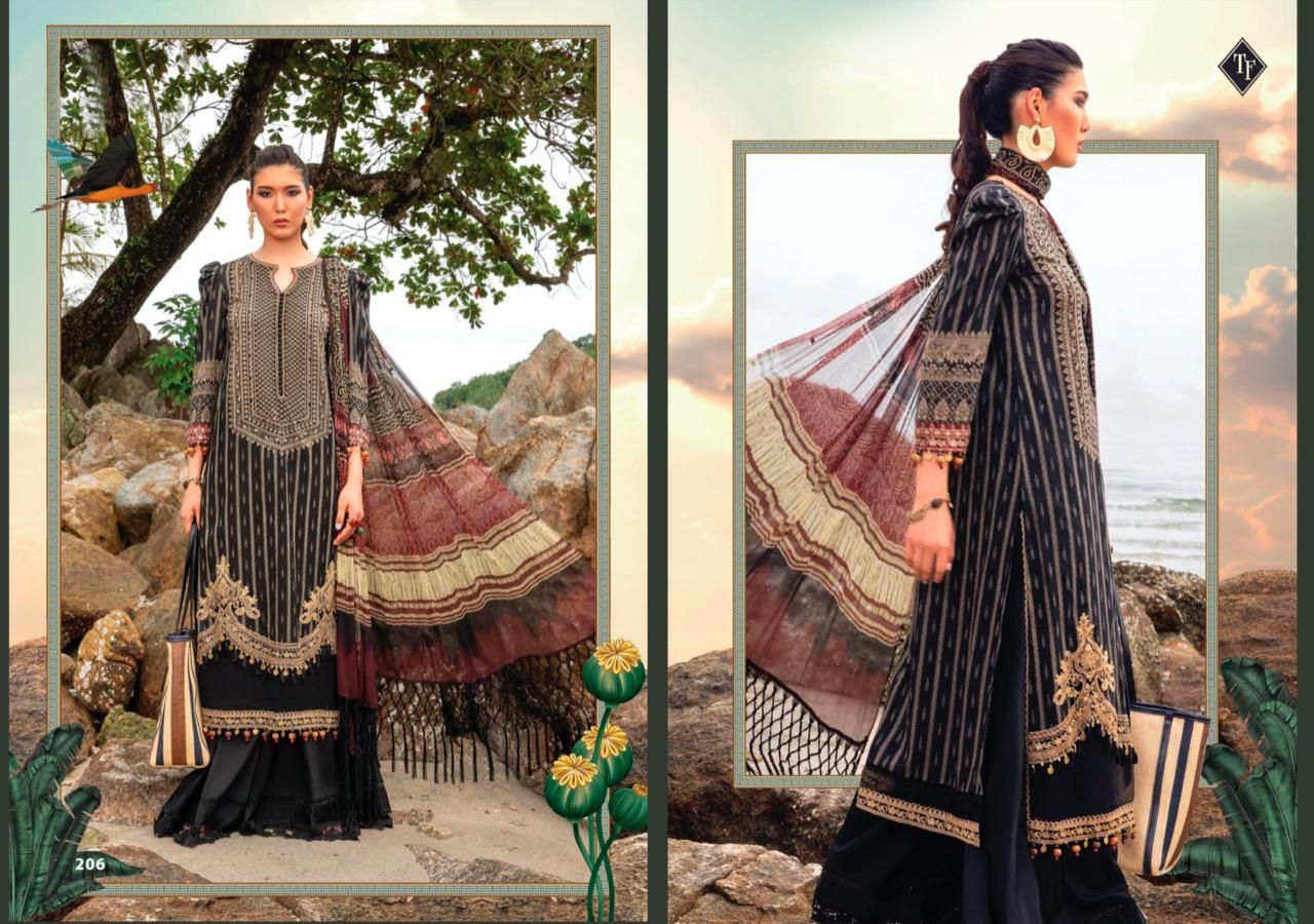 Tanishk M Prints Maria B Cambric Cotton Ethnic Wear Pakistani Salwar Kameez Collection